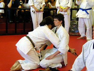 placing the black belt